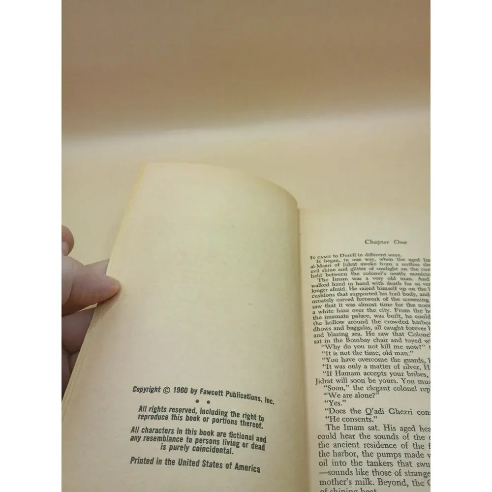 ASSIGNMENT - ZORAYA by Edward S. Aarons vintage 1960 Gold Medal paperback